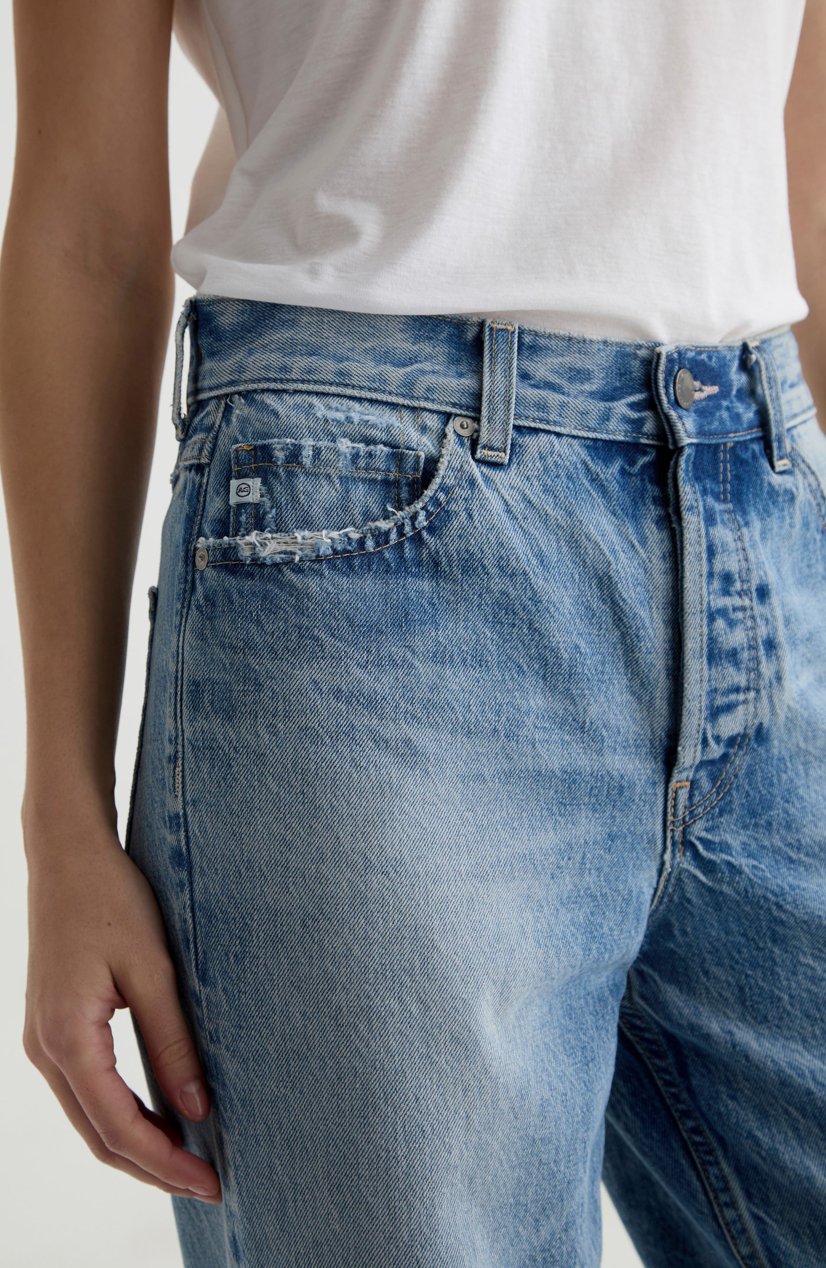 Женские AG Billie Low Waist Straight Leg Jeans — фото 8