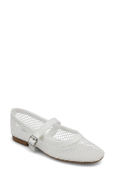 Rayza Woven Mary Jane Flat (Women)