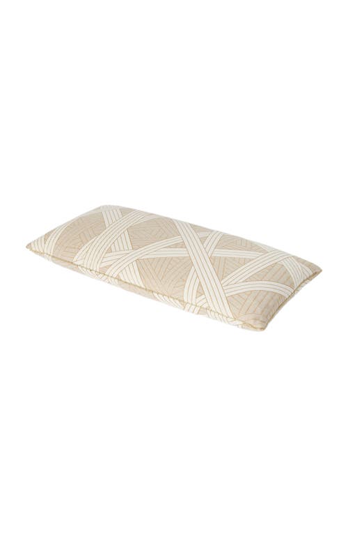 Missoni Home Nastri 30x60 Cm Cushion With Stitching In Sand