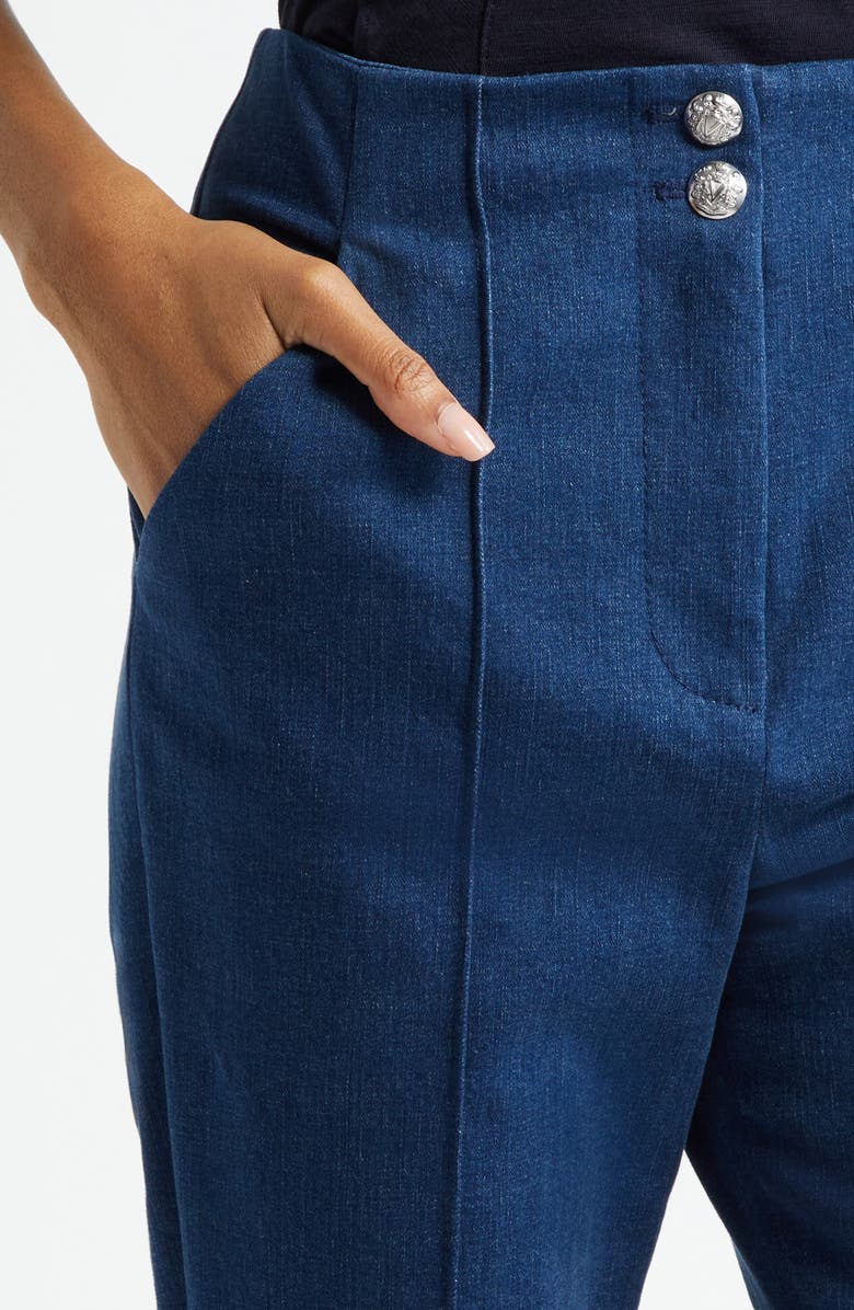 Veronica Beard Kean Pants, Alternate, color, Moody Blue