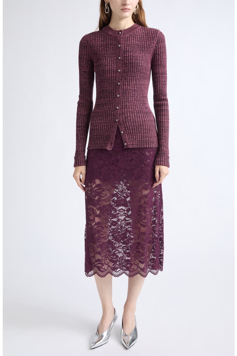 Layered Lace Skirt, Alternate, color, MAGENTA PURPLE