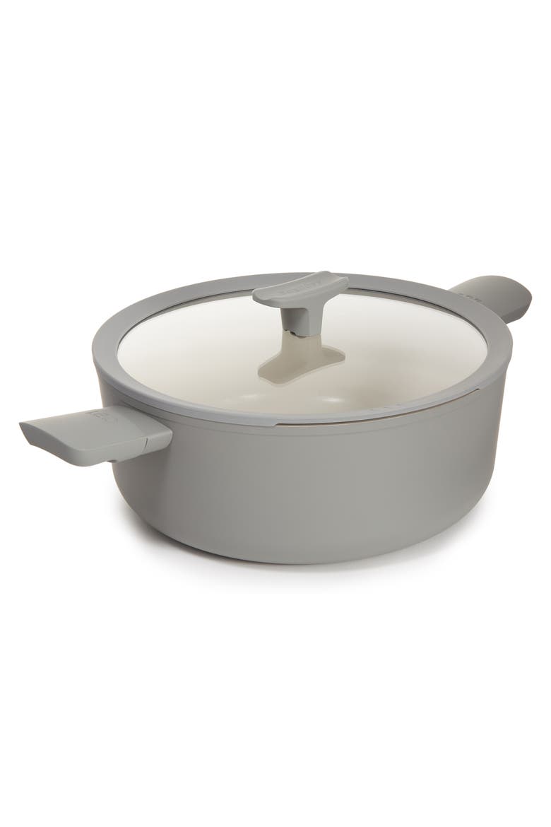 Leo Balance 6.5-Quart Stock Pot, Alternate, color, MOON MIST