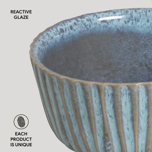 Porto Brasil Linhas Ramekin Set Of 6 In Blue