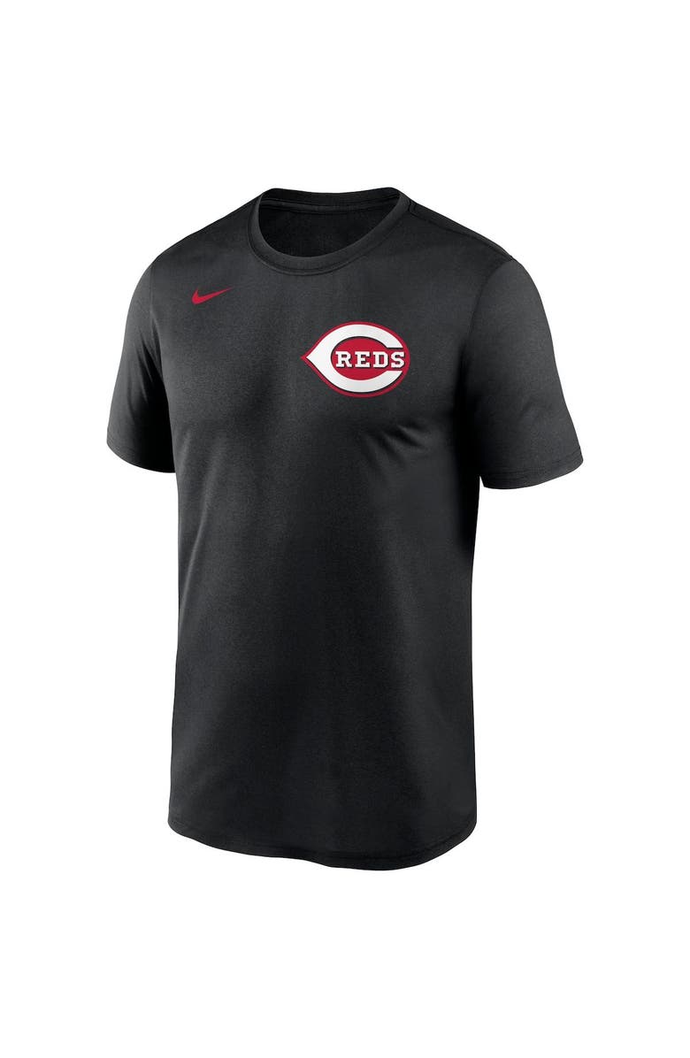 Nike Men's Nike Black Cincinnati Reds Wordmark Legend T-Shirt, Alternate, color, Black
