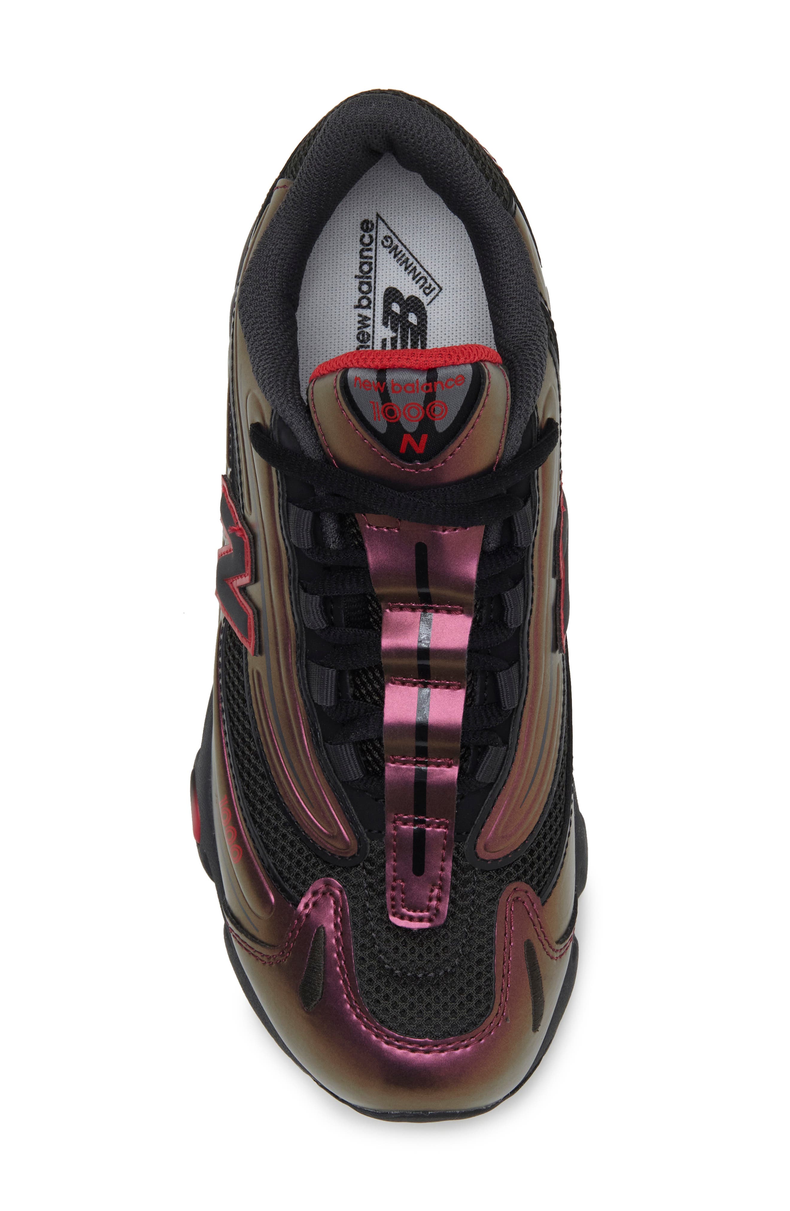 Kids' 1000 Lace Sneaker, Alternate, color, BLACK
