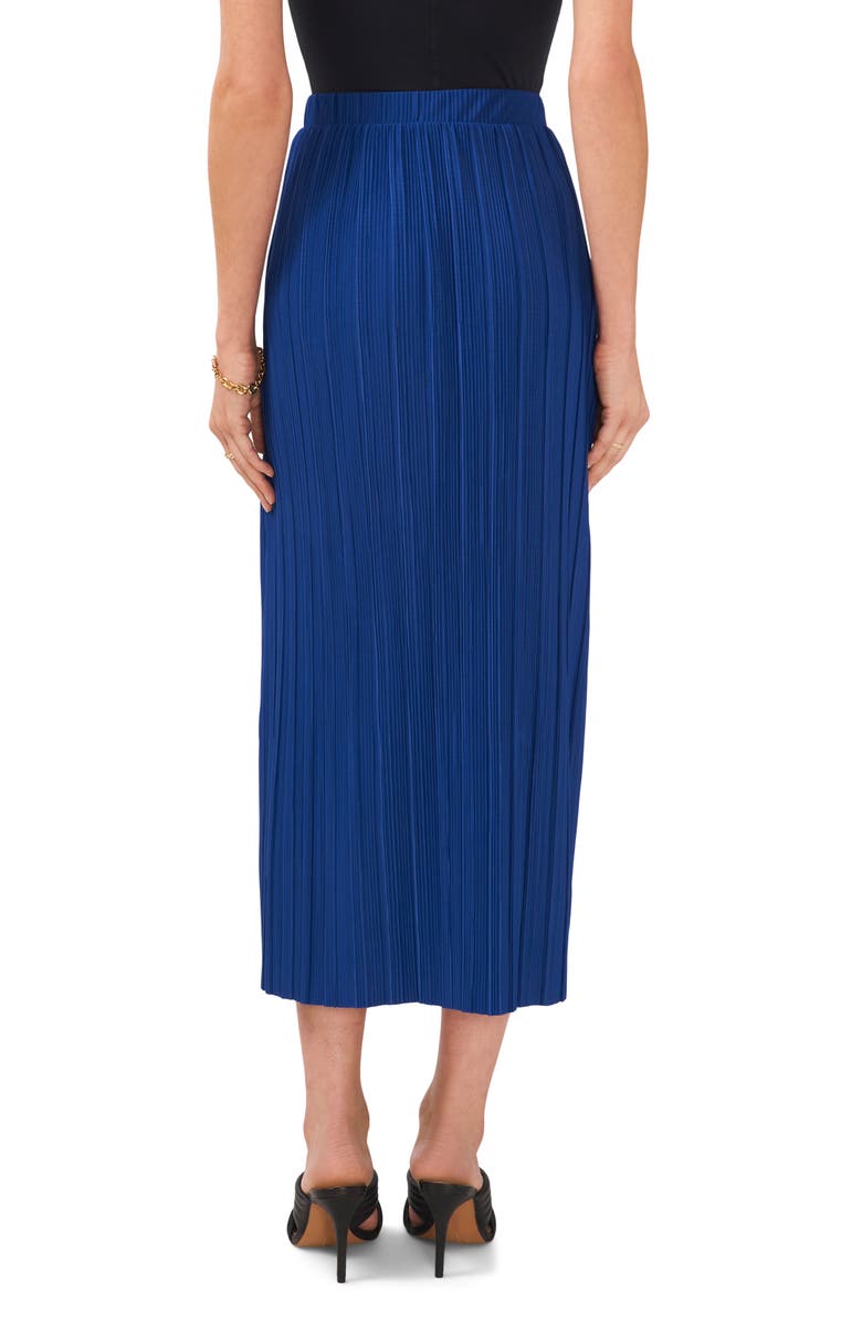 Vince Camuto Pleated Pull-On Midi Skirt, Alternate, color, 