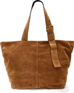 AllSaints Alba Zip Suede Tote
