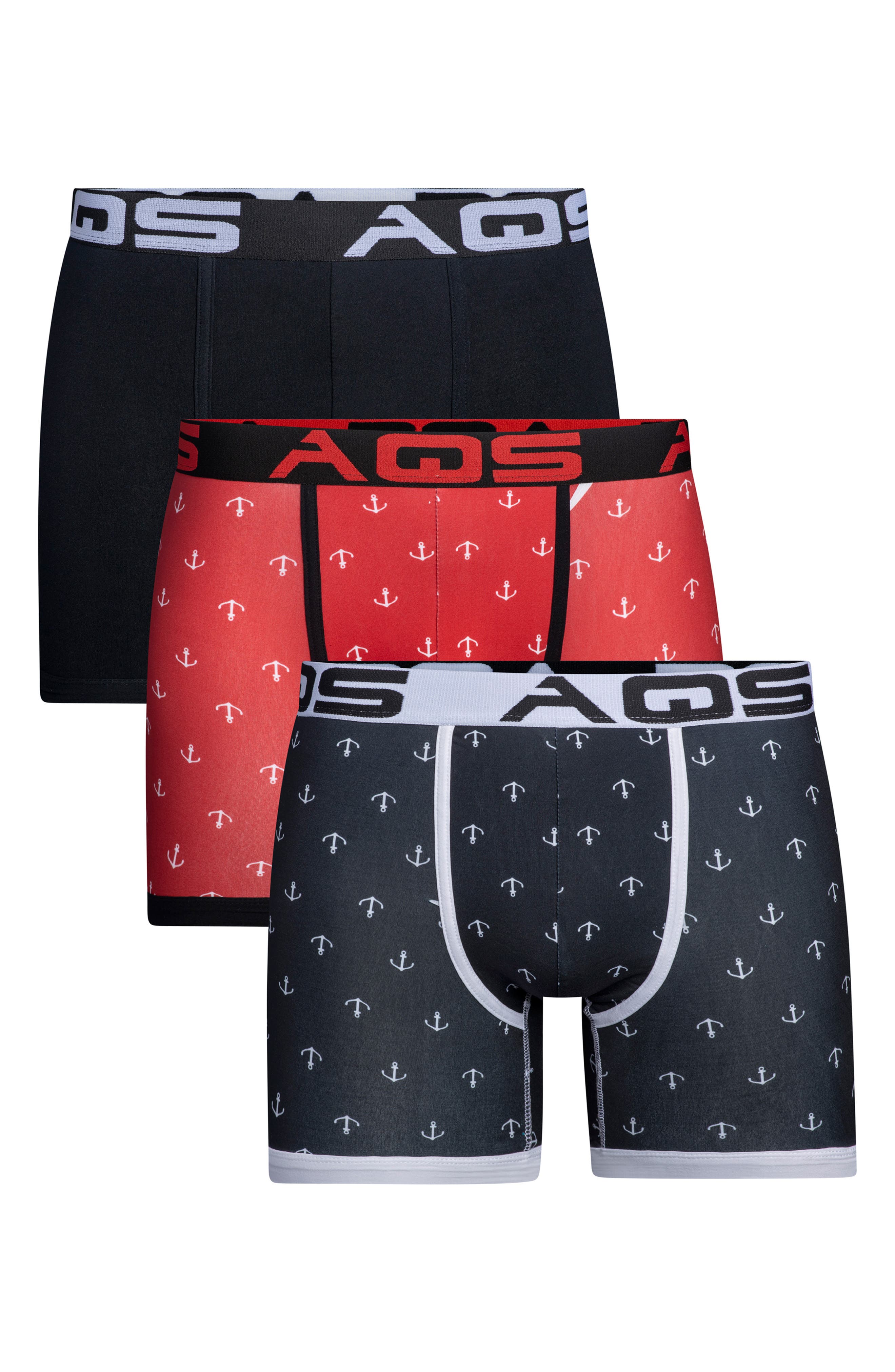 AQS Assorted Print Trunks - Pack of 3
