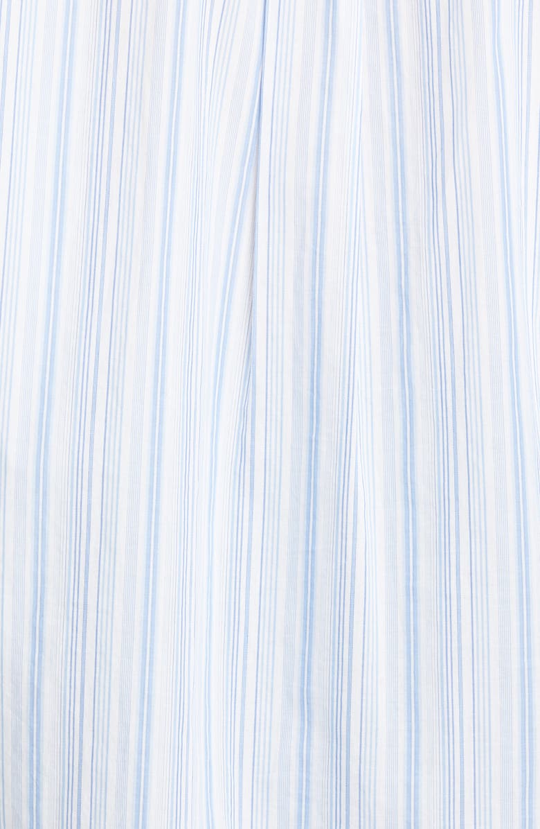 Etro GE01 Embroidered Stripe Cotton Poplin Button-Down Shirt, Alternate, color, 