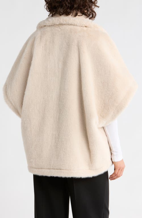 Rebecca Minkoff Faux Fur Capelet In White