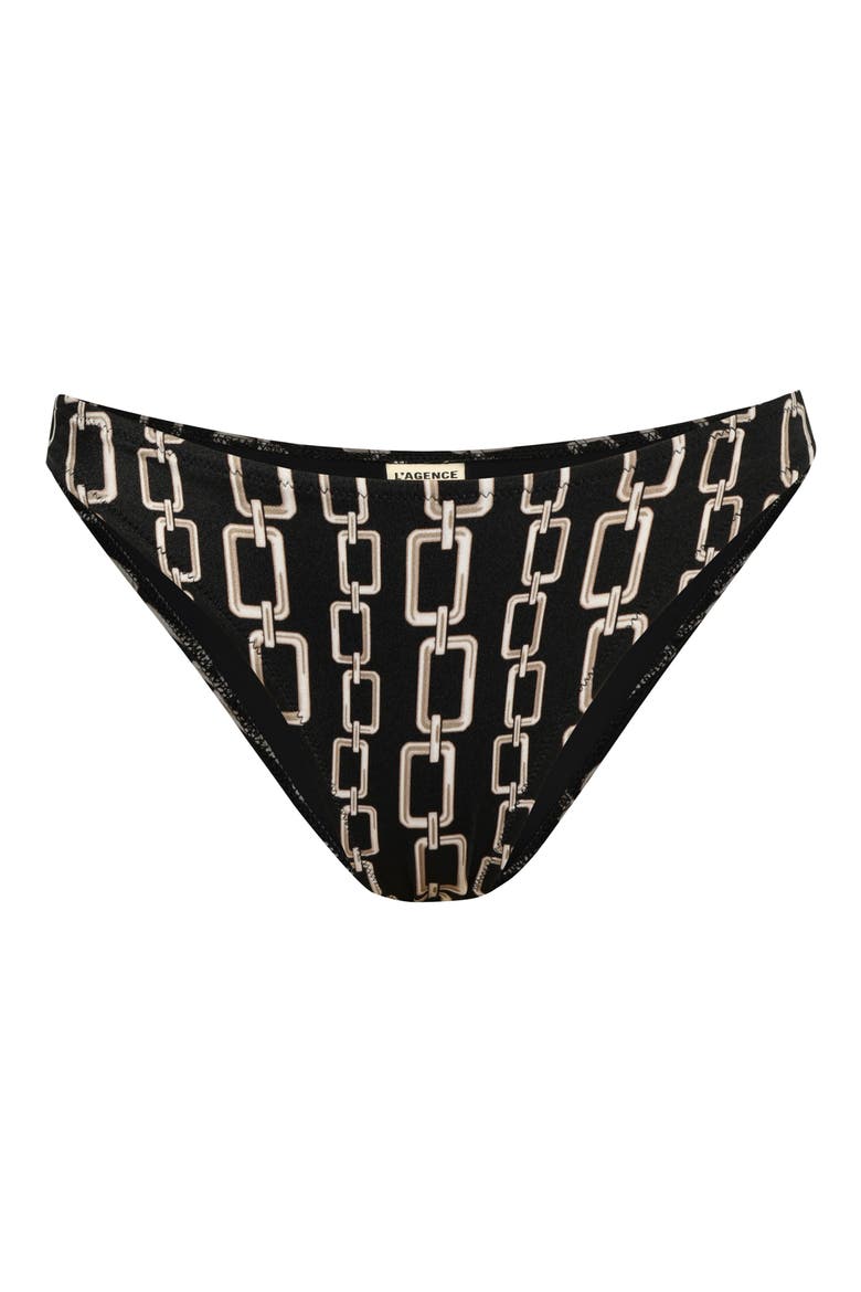 Jean Geo Scoop Bikini Bottoms, Alternate, color, BLACK