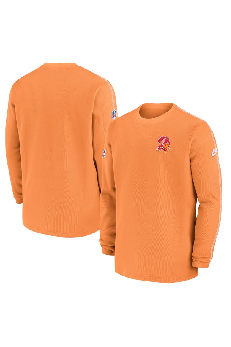 Men's Nike Orange Tampa Bay Buccaneers Alternate Logo Coach Long Sleeve Top, Main, color, Orange