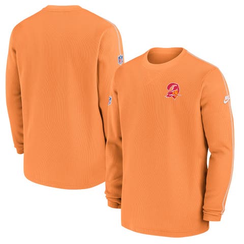 Men's Nike Orange Tampa Bay Buccaneers Alternate Logo Coach Long Sleeve Top