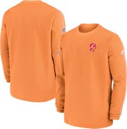 Nike Men's Nike Orange Tampa Bay Buccaneers Alternate Logo Coach Long Sleeve Top