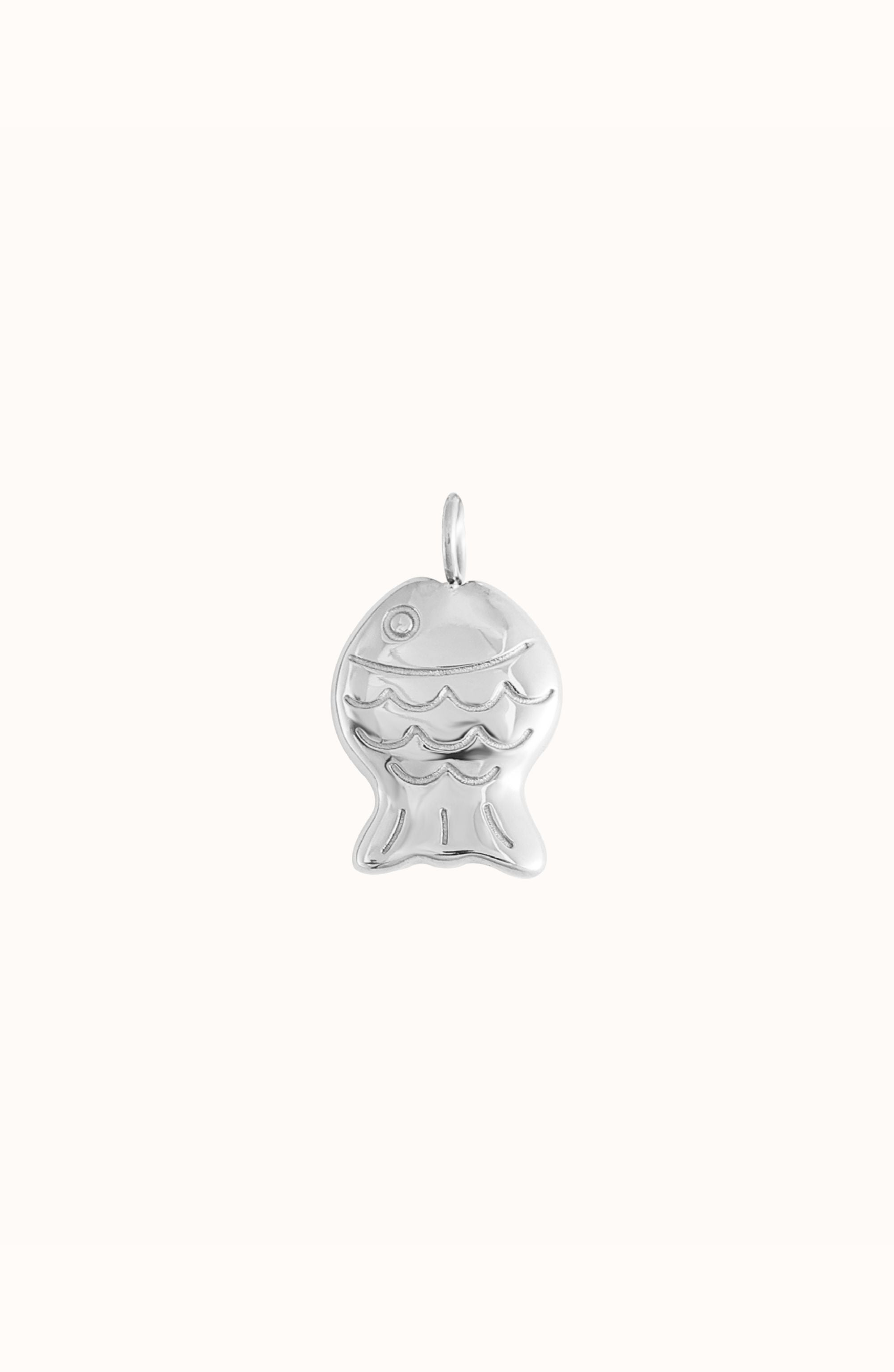 Joiana Jewelry Clio Fish Charm in Silver 