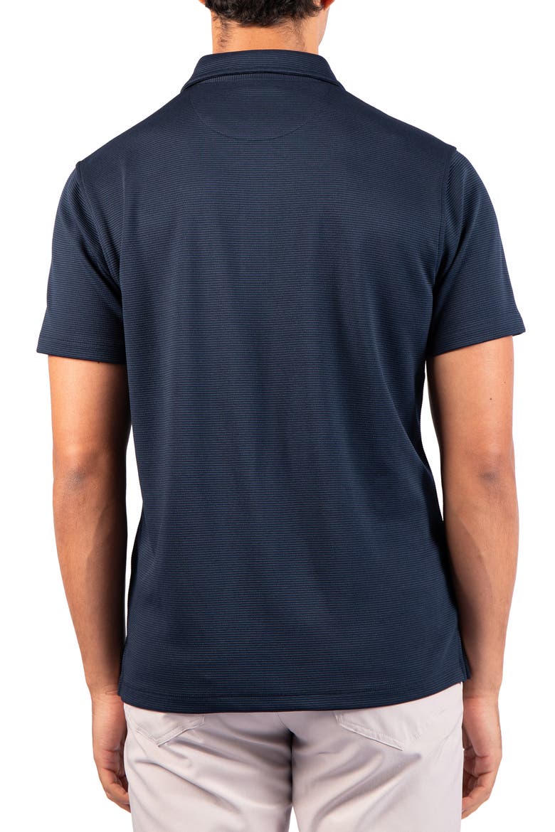 Ottoman Performance Polo, Alternate, color, NAVY