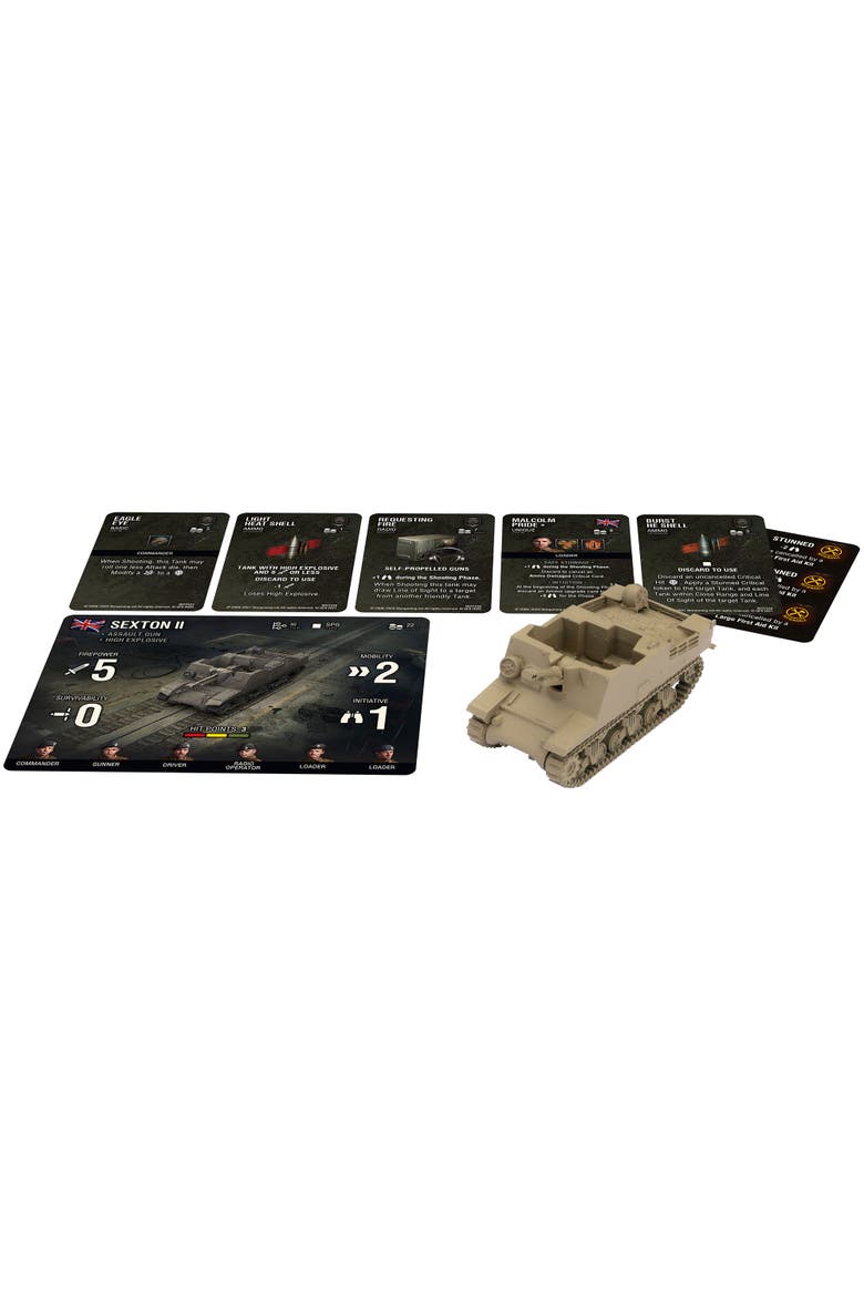 World Of Tanks Sexton Ii Wave 8 Assault Gun Expansion, Miniatures Game, Main, color, Multicolored