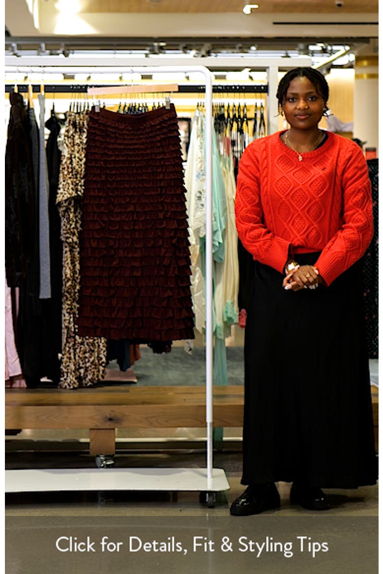 Mimi Ruffle Midi Skirt video