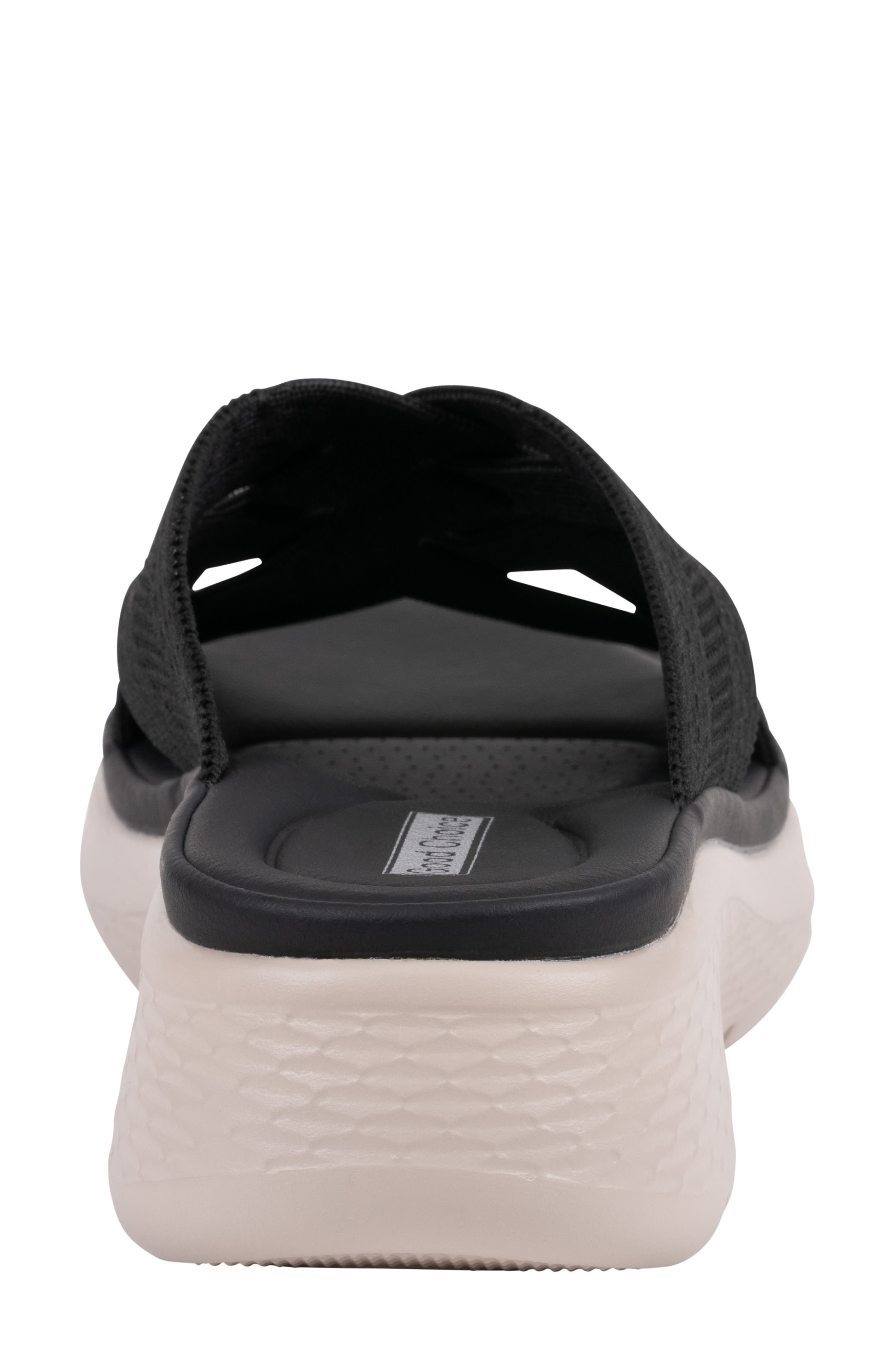 GOOD CHOICE NEW YORK Sellena Slide Sandal, Alternate, color, Black