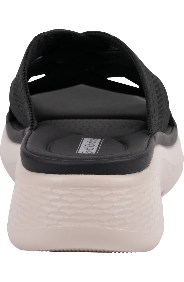 GOOD CHOICE NEW YORK Sellena Slide Sandal, Alternate, color, Black