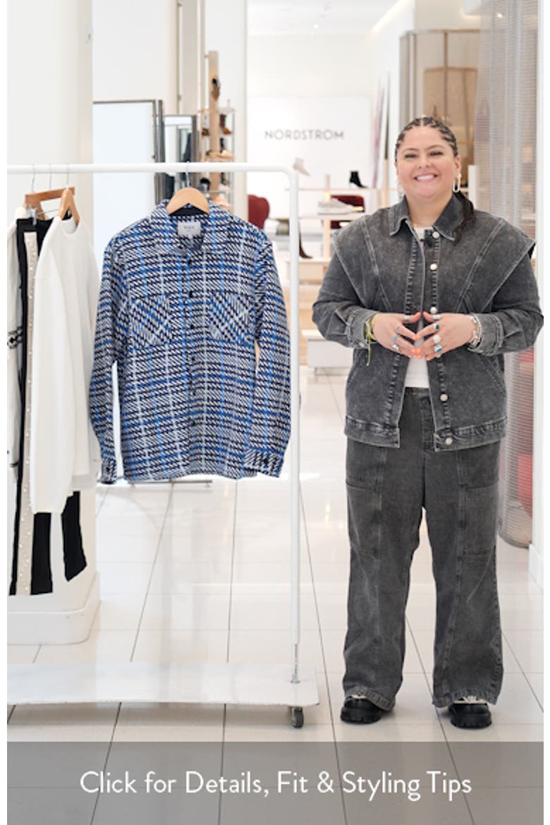 Whiting Houndstooth Check Overshirt video