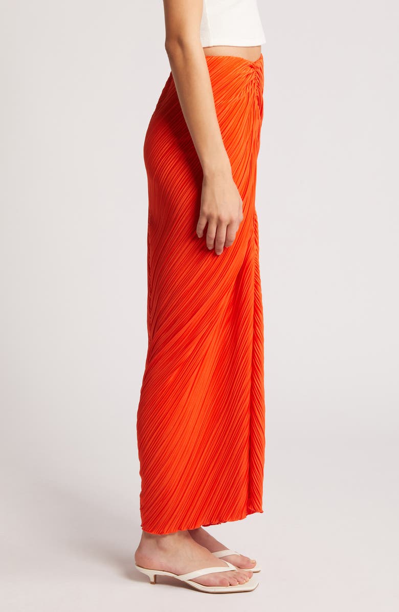 Good American Plissé Sarong Maxi Skirt, Alternate, color,
