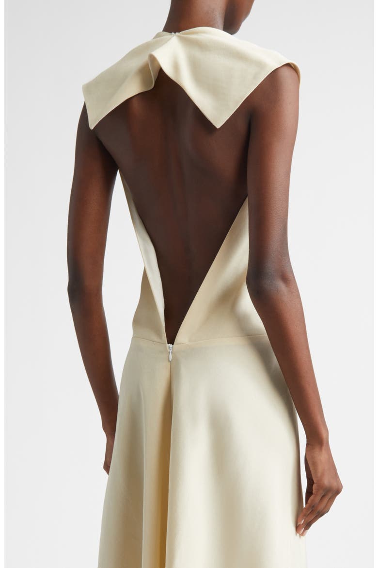 Sailor Backless Dress, Alternate, color, ECRU