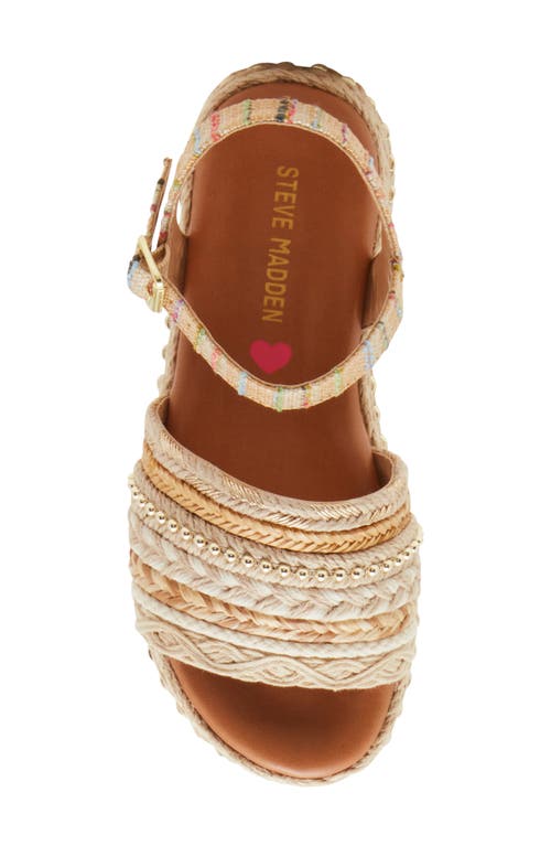 Steve Madden Girls' Jpath Sandals - Little Kid, Big Kid In Natural Multi
