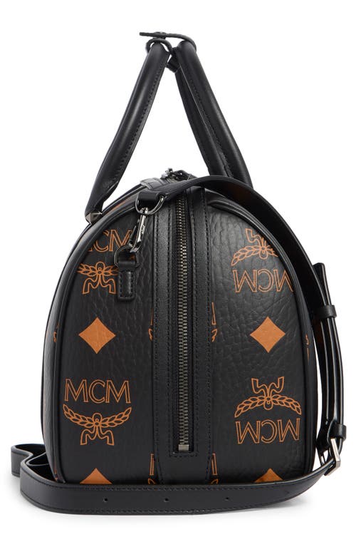 Mcm Aren Barrel Bag In Black