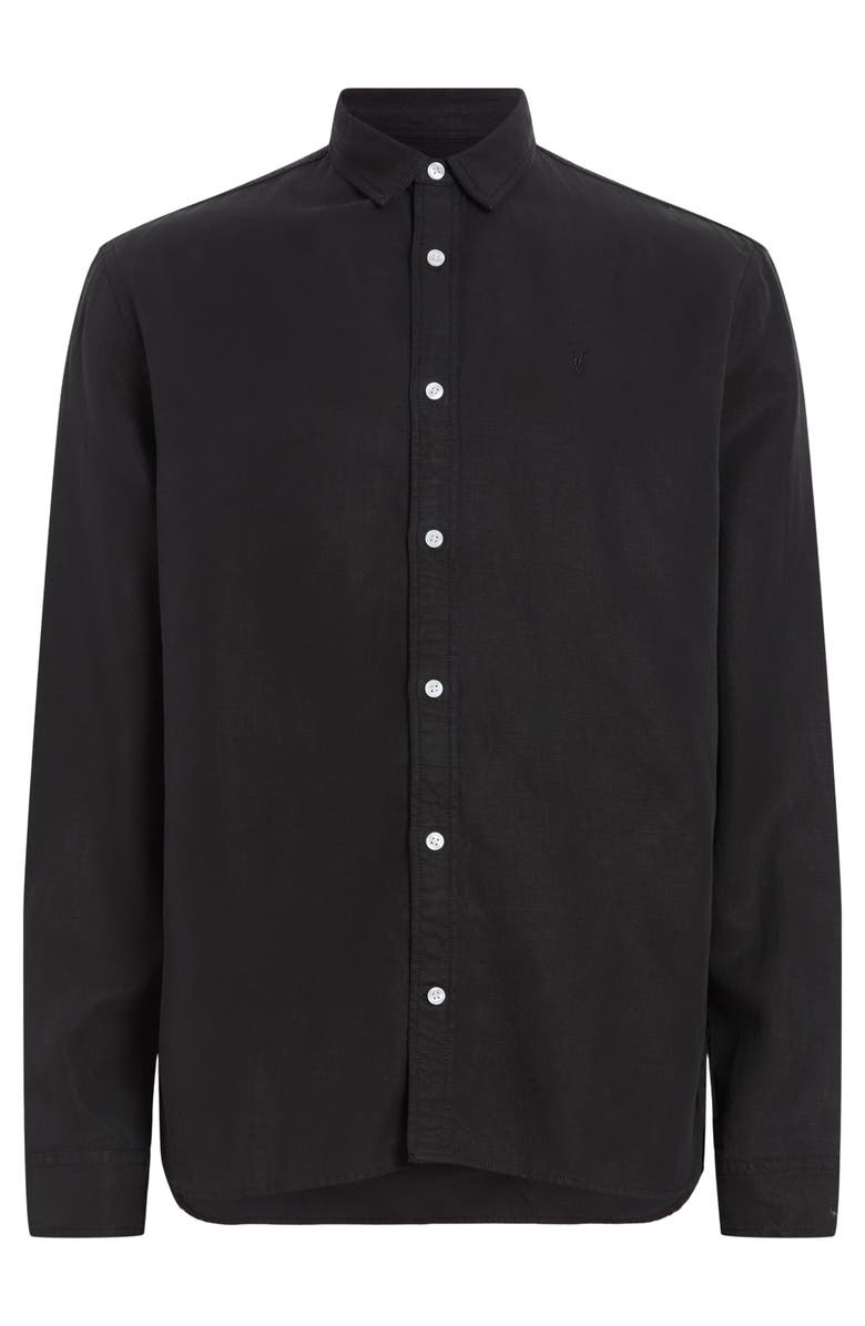 AllSaints Laguna Relaxed Fit Long Sleeve Button-Up Shirt, Alternate, color,