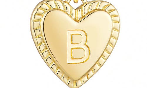 Adornia Initial Heart Toggle Necklace