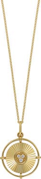 Bony Levy BL Icon Diamond Round Pendant Necklace