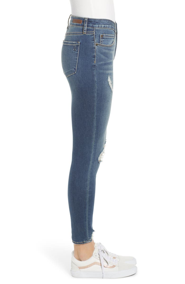 Articles of Society Suzy Distressed Crop Skinny Jeans, Alternate, color, 