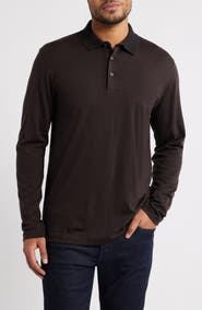 BOSS Pado Long Sleeve Wool Polo