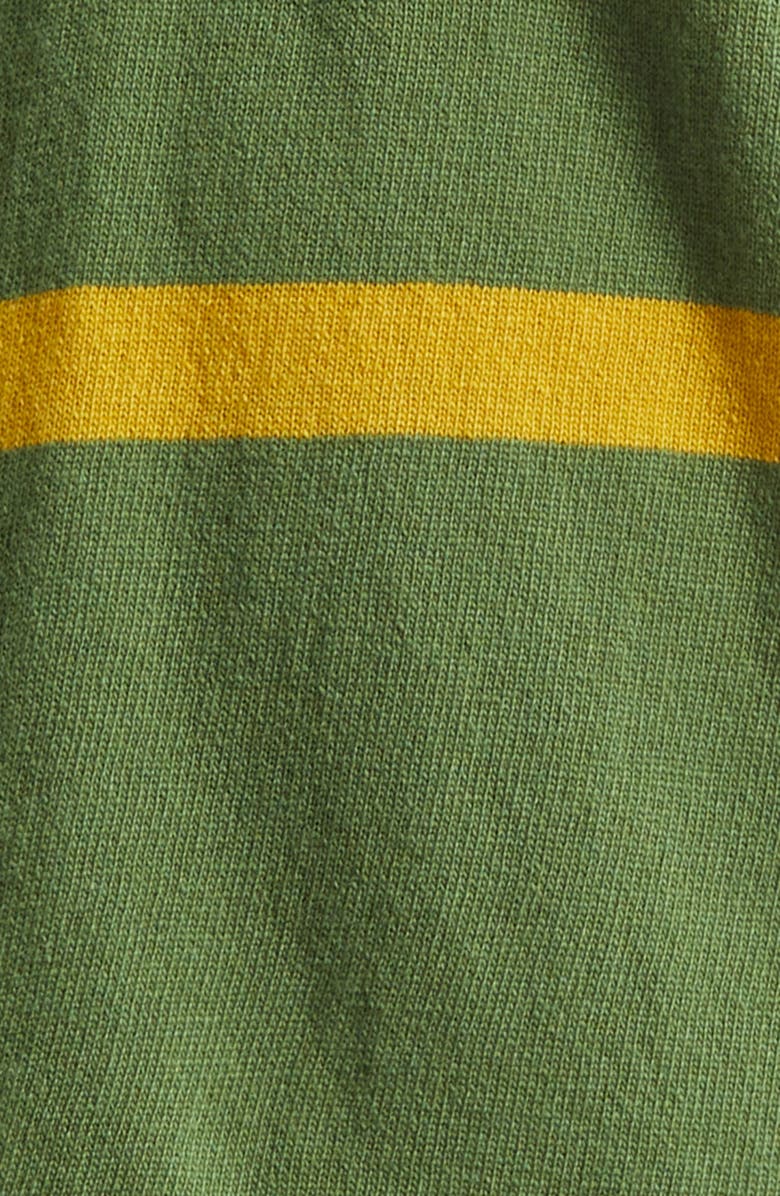 Bode Regis Virgin Wool Polo Sweater, Alternate, color, Green