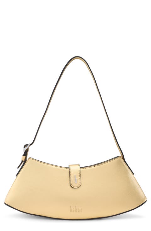 Mini Ruth Metallic Leather Shoulder Bag