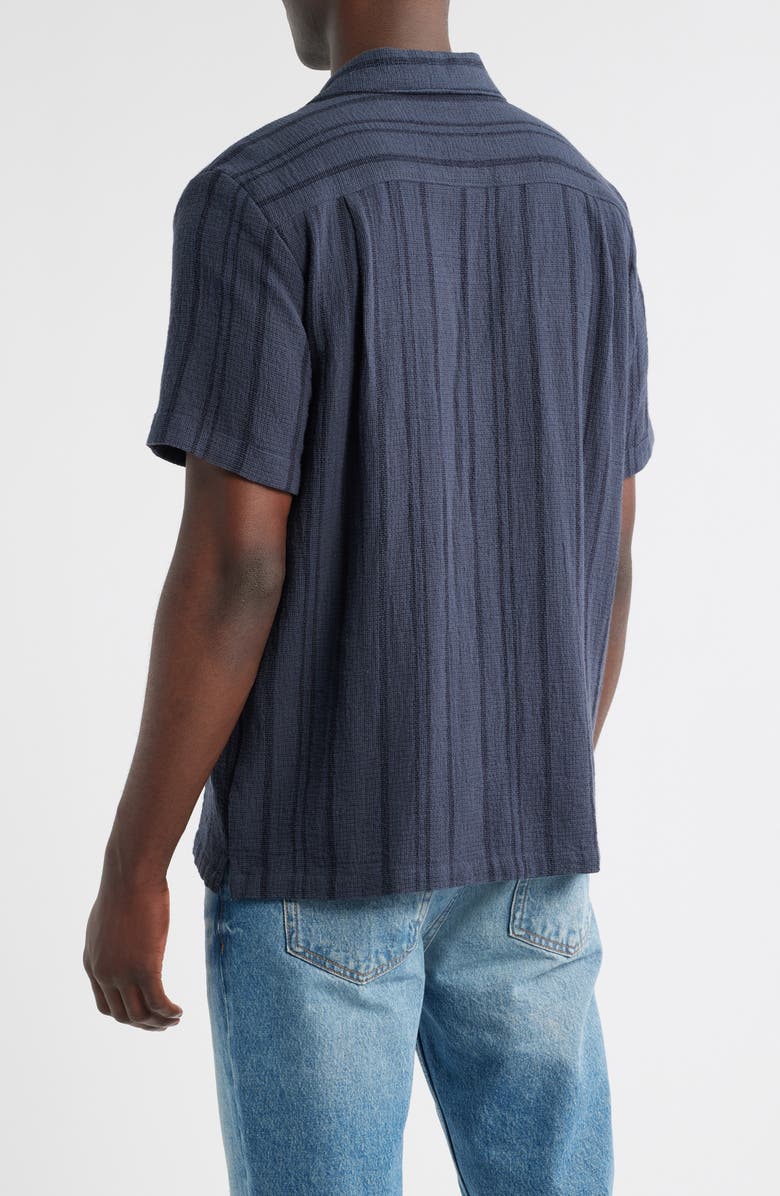 DARK SEAS Castillo Cotton Dobby Camp Shirt, Alternate, color, Slate