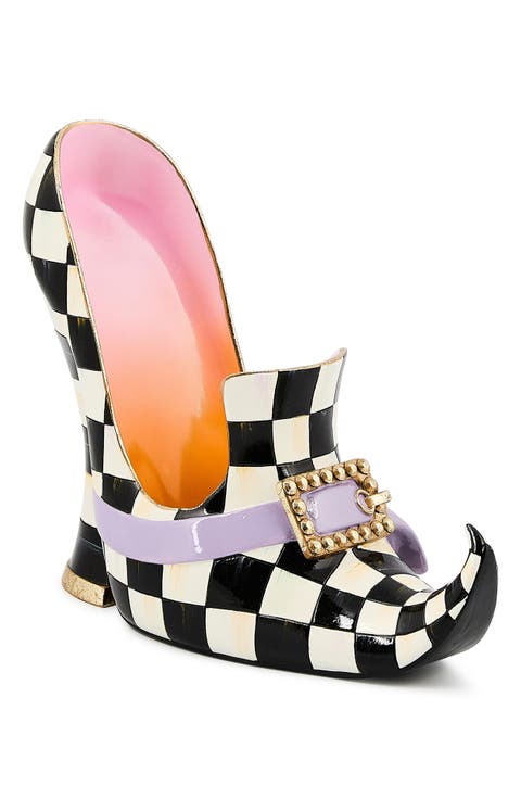 Trick or Treat Witch's Shoe Figurine