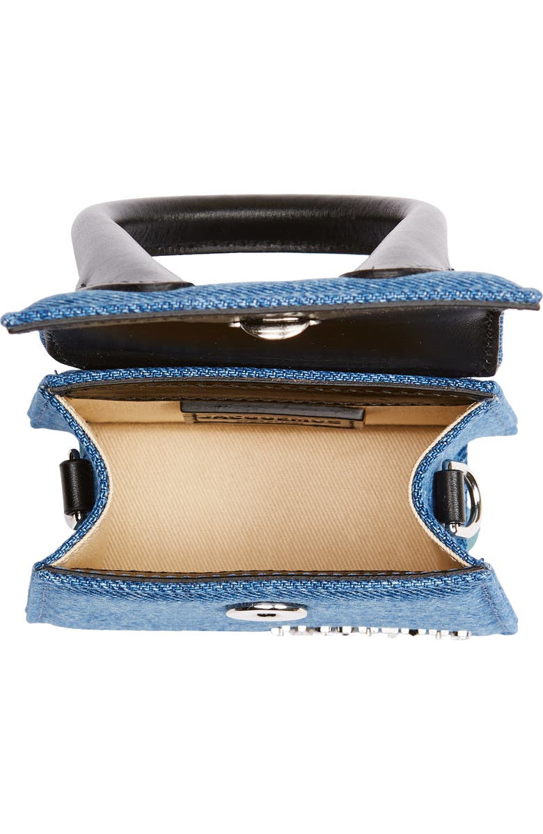Jacquemus Le Chiquito Denim Crossbody Bag, Alternate, color,