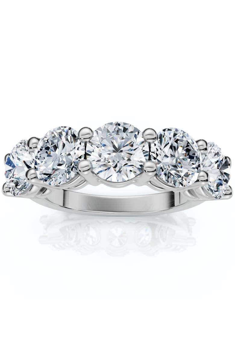 Bliss Diamond 2 1/2Ct Five Stone Lab Grown Diamond Wedding Ring 14k Gold, Main, color, 14K White Gold