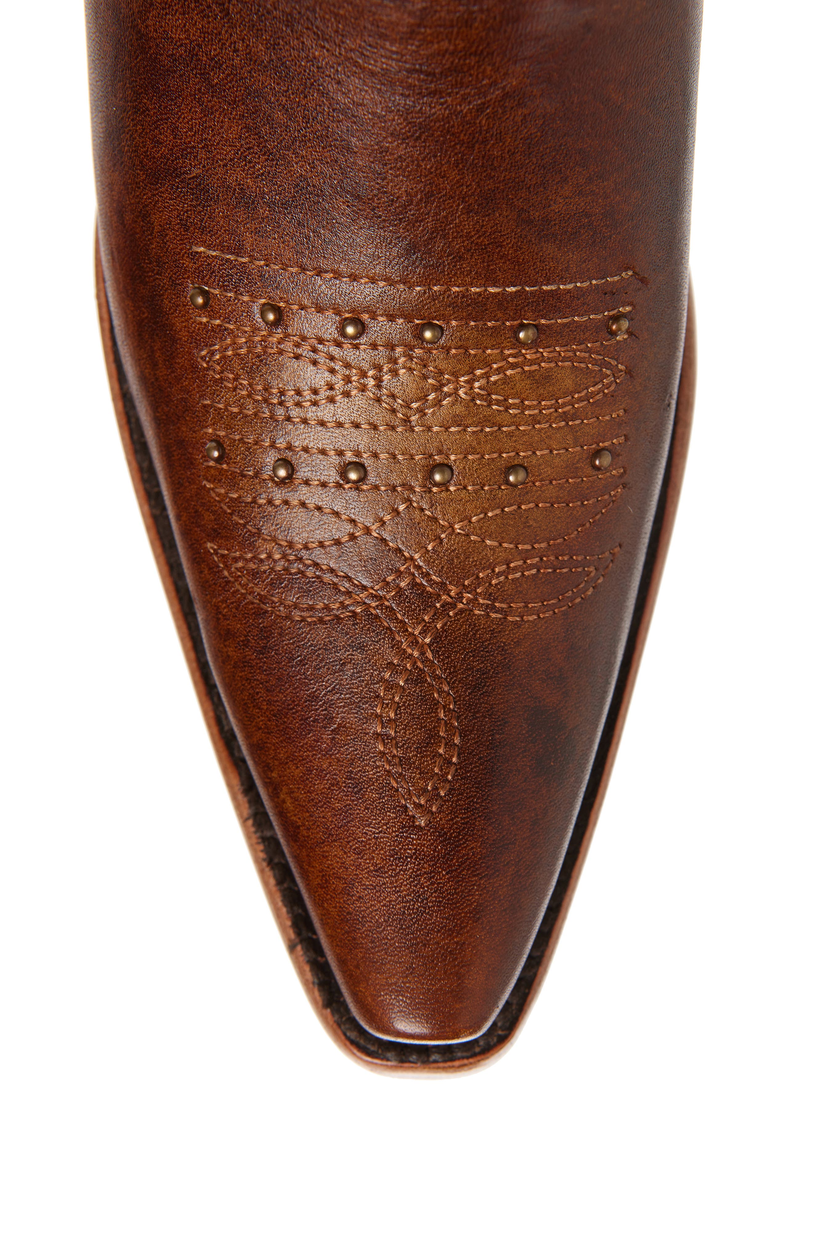 CIRCLE G Stud Embroidered Western Boot, Alternate, color, 