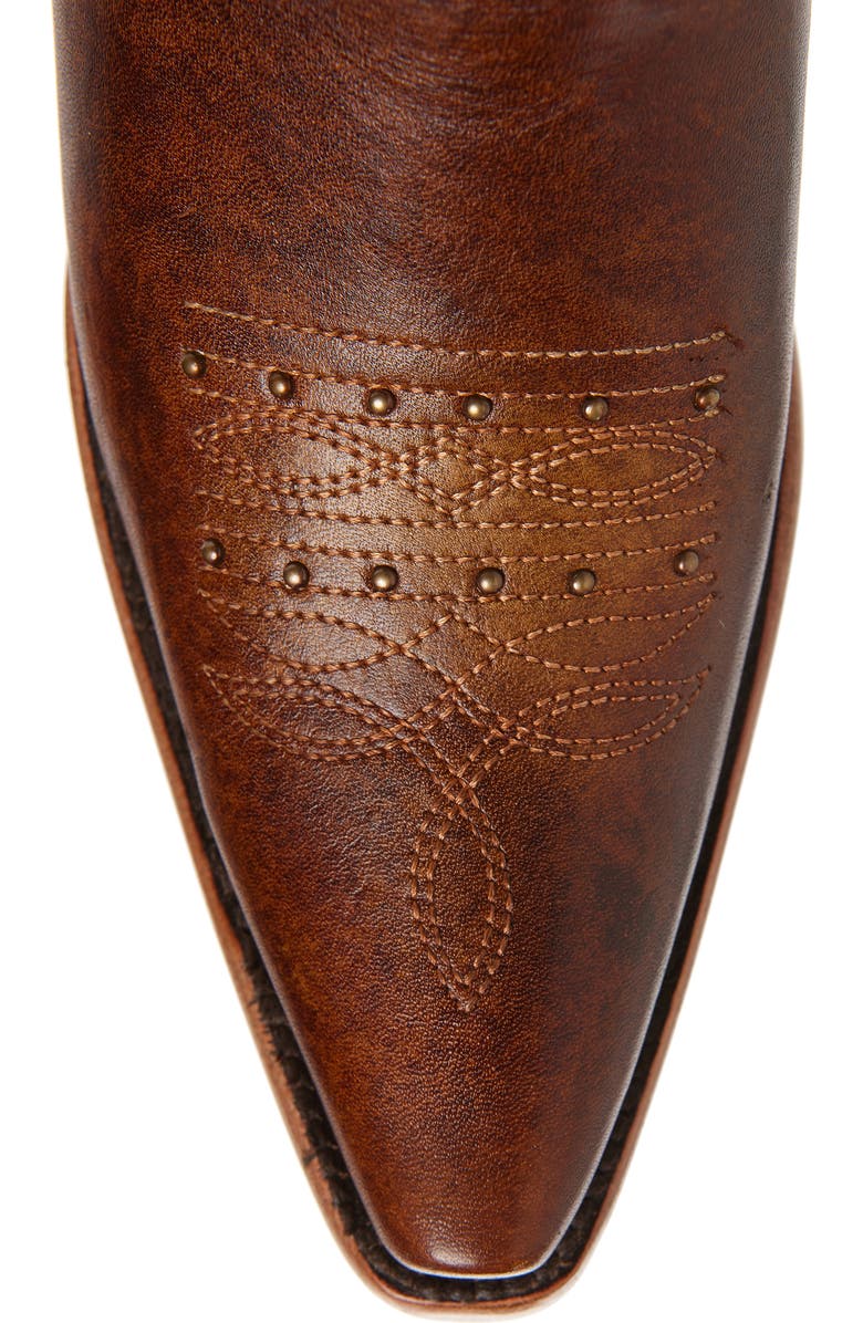 CIRCLE G Stud Embroidered Western Boot, Alternate, color,