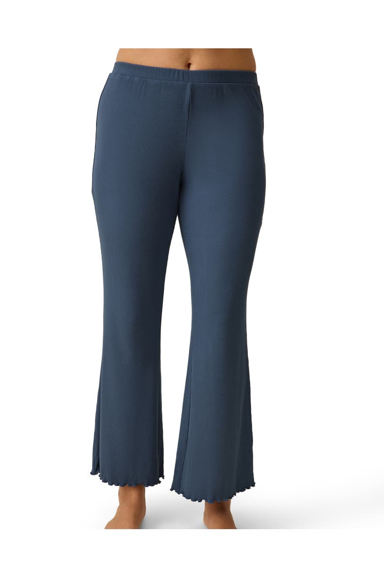 Ribbed Modal Lounge Pant, Alternate, color, Light Navy
