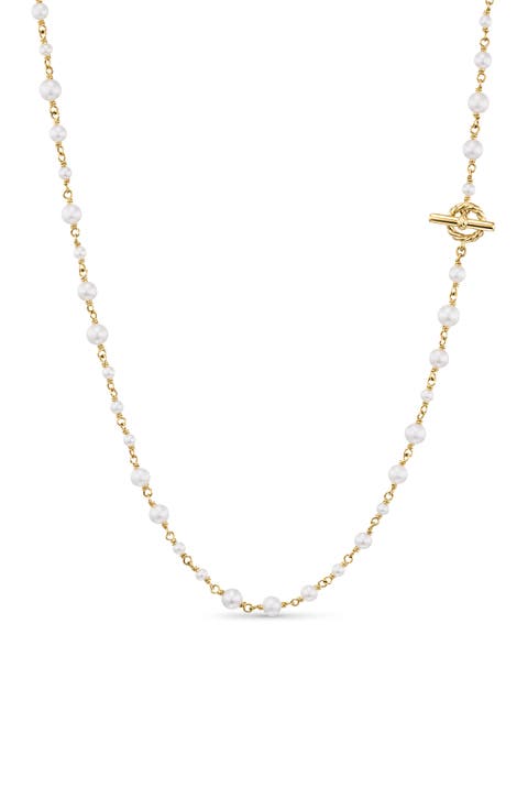 Pearl Classics Freshwater Pearl Toggle Necklace