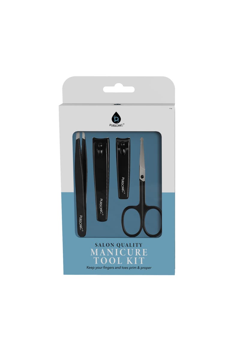 Salon Quality Manicure Tool Kit, Main, color, Silver