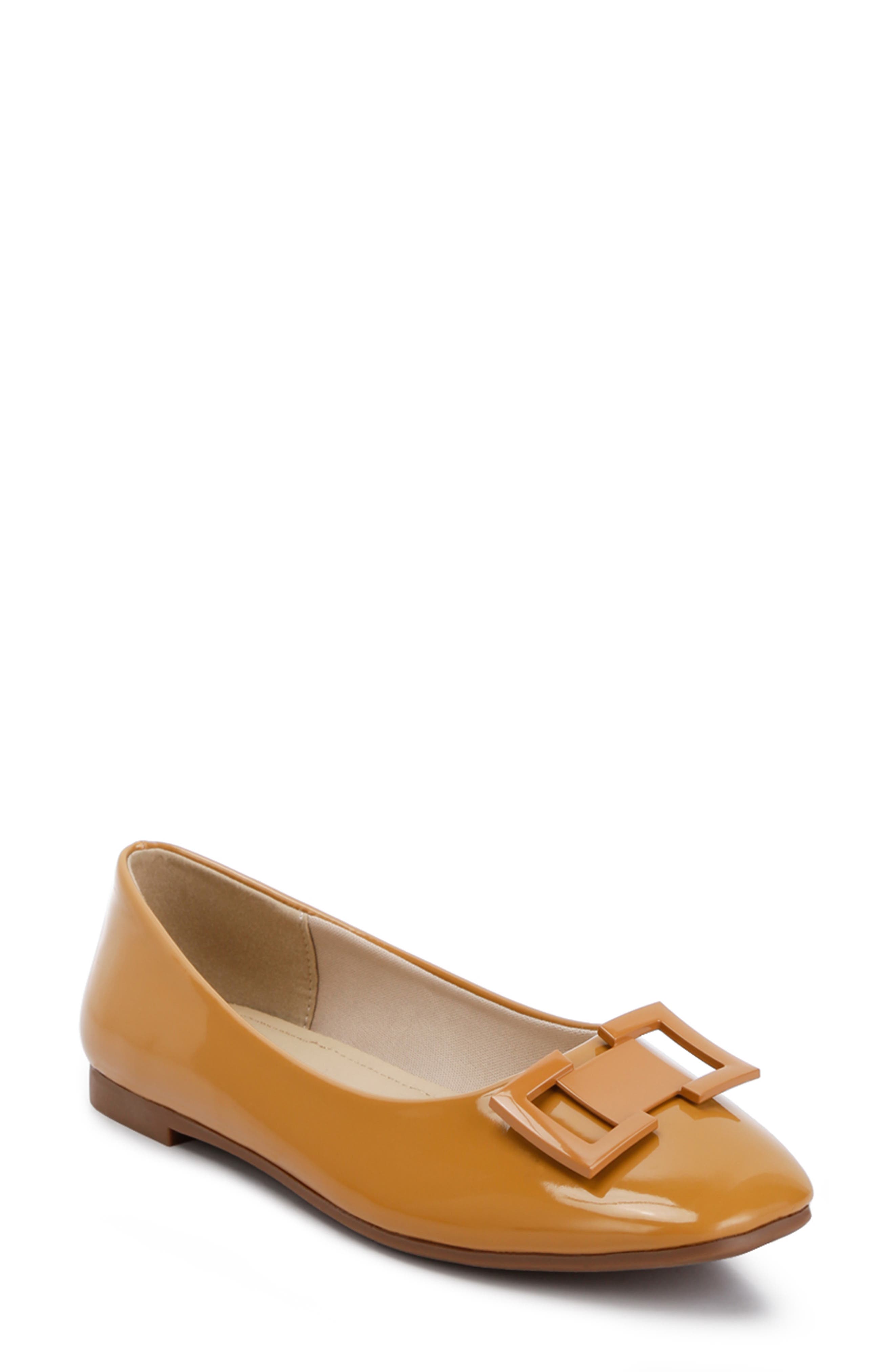 LONDON RAG Nek Ballet Flat, Main, color, 