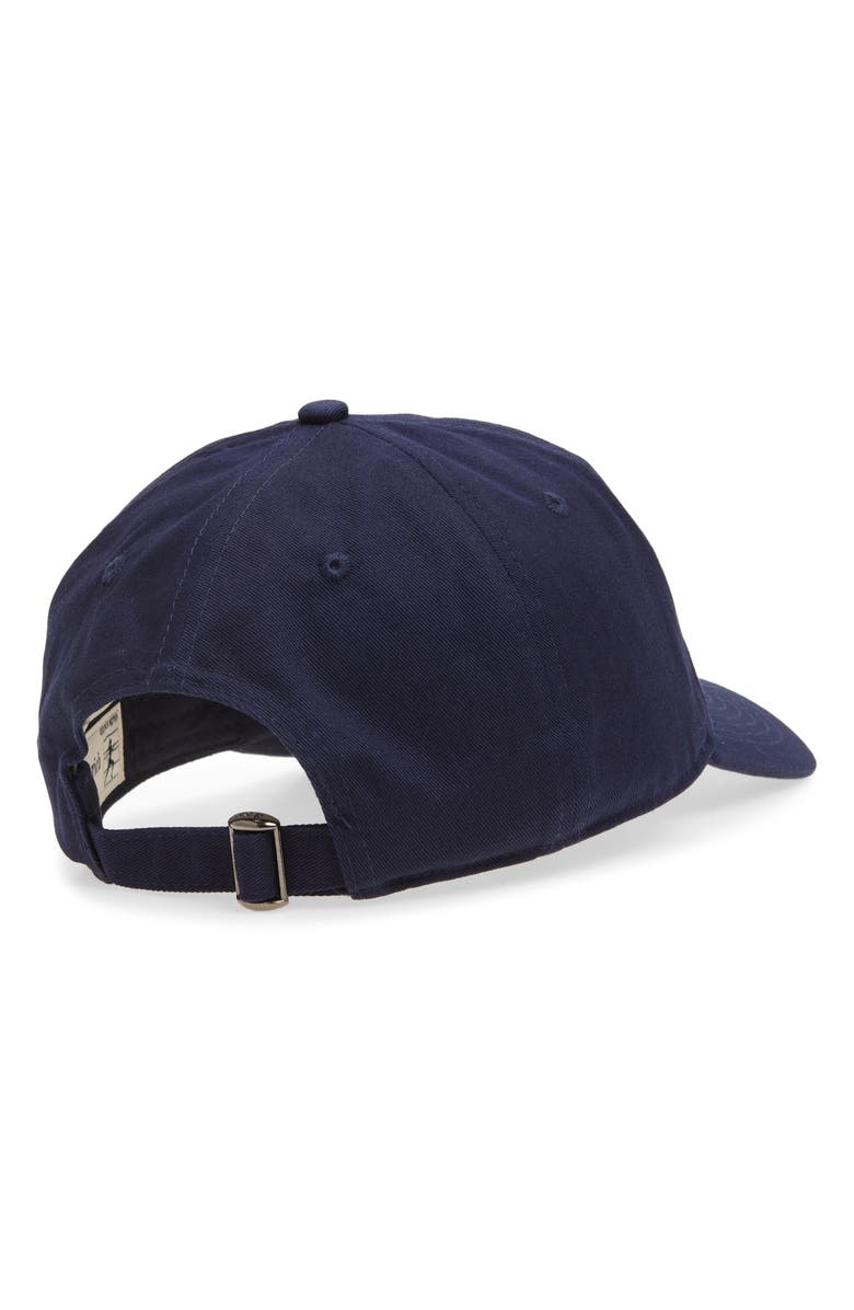 Sporty & Rich Ivy Adjustable Baseball Cap, Alternate, color, Dark Navy
