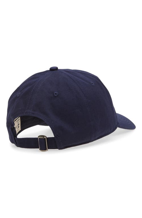 Sporty And Rich Sporty & Rich Ivy Adjustable Baseball Cap In Blue