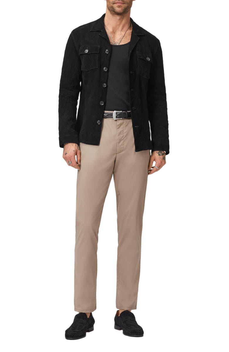 John Varvatos Jesse Suede Shirt Jacket, Alternate, color, 