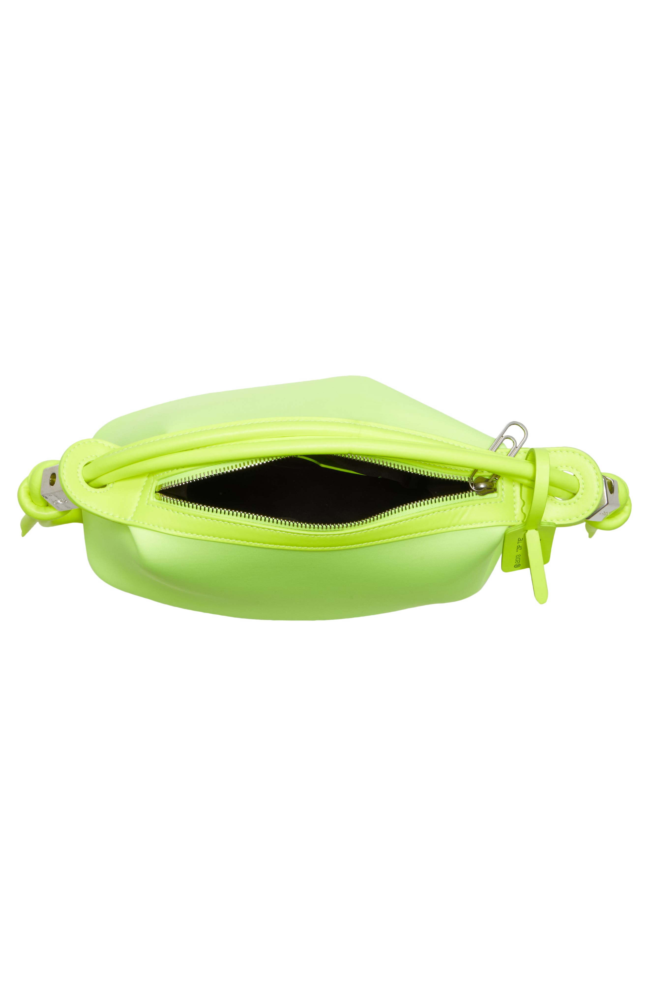 Off-White Slide Scuba Knit Hobo Bag, Alternate, color, 